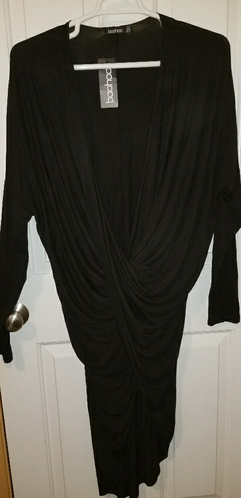 Black Draping Top